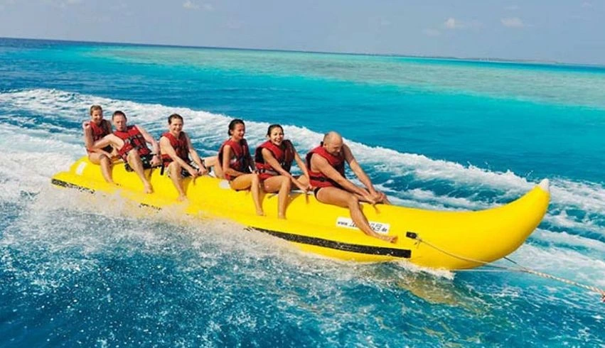 Banana boat ride in Andaman with trusted travel agency Gateway of Andaman